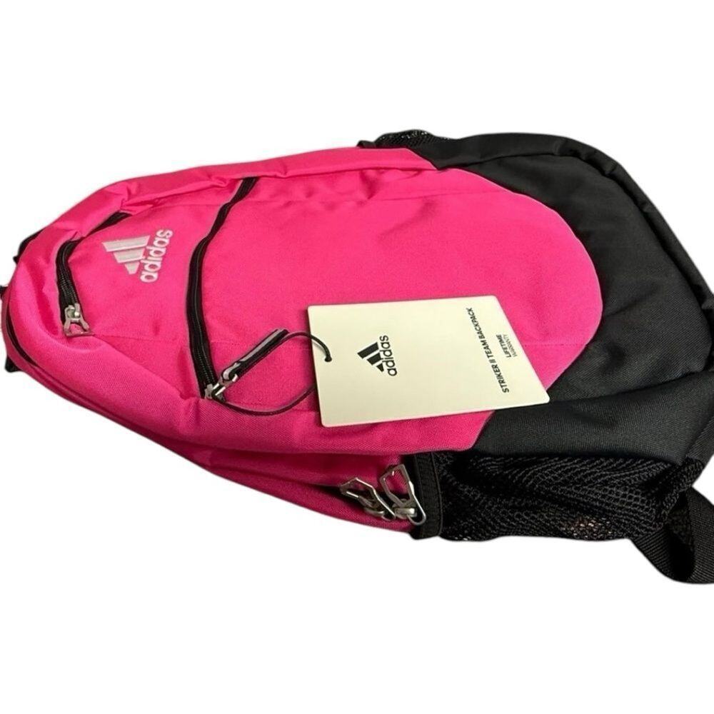 Adidas Striker II Team Hot Pink Black Backpack - Picture 7 of 10